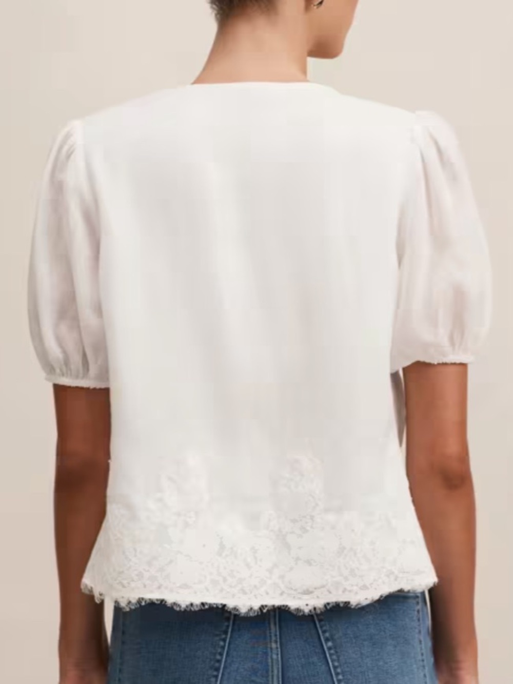 Sable Lace Scallop Blouse - Picture 4 of 5
